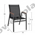 Πολυθρόνες αλουμινίου βεράντας ΚΩΔ. 39
